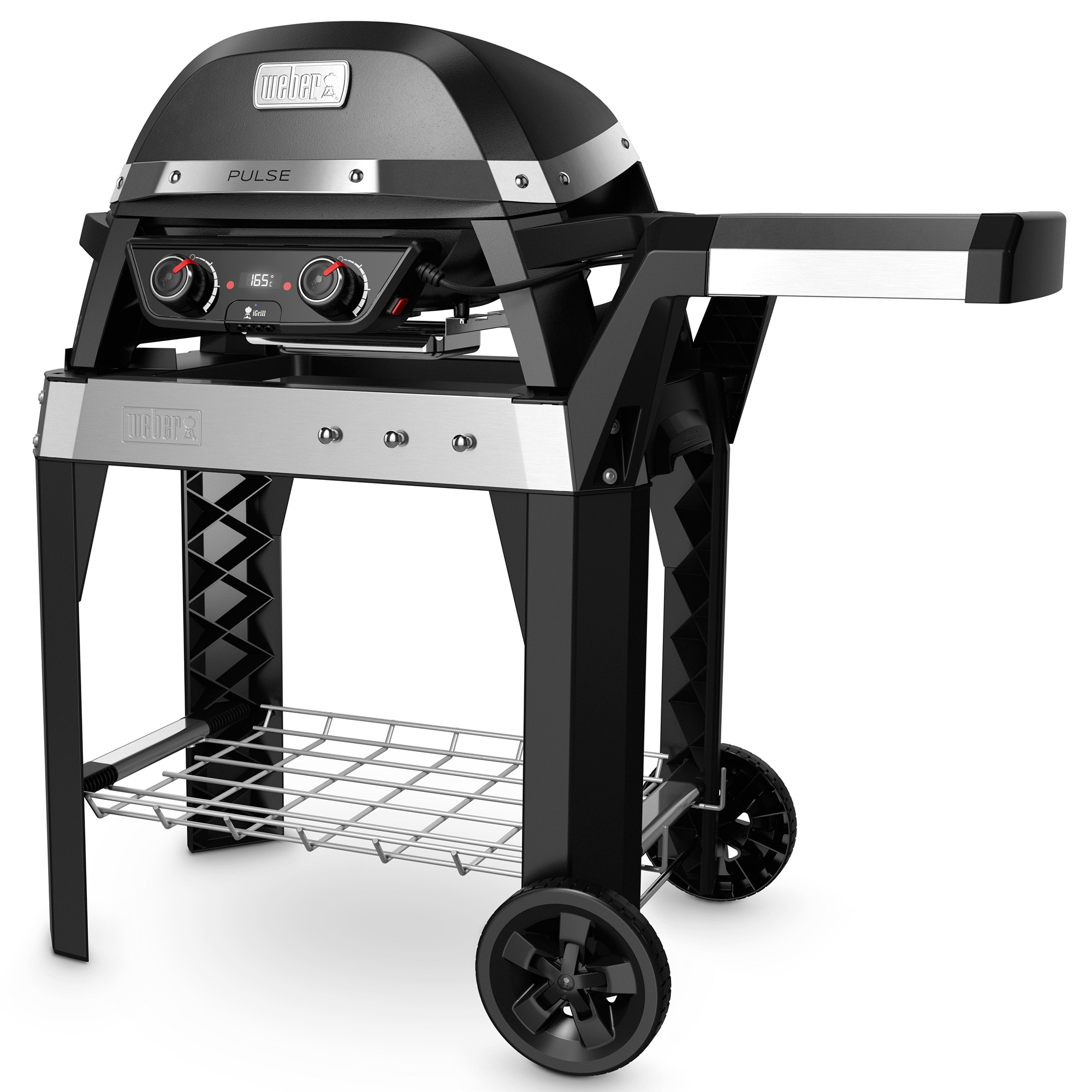Elgrill Weber Pulse 2000 med Vagn