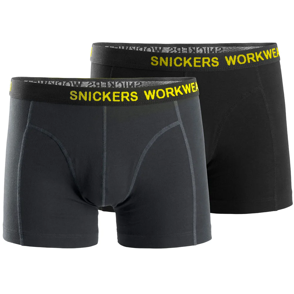 Kalsong i stretch 2-pack Storlek: M , Färg: Black\Steel grey