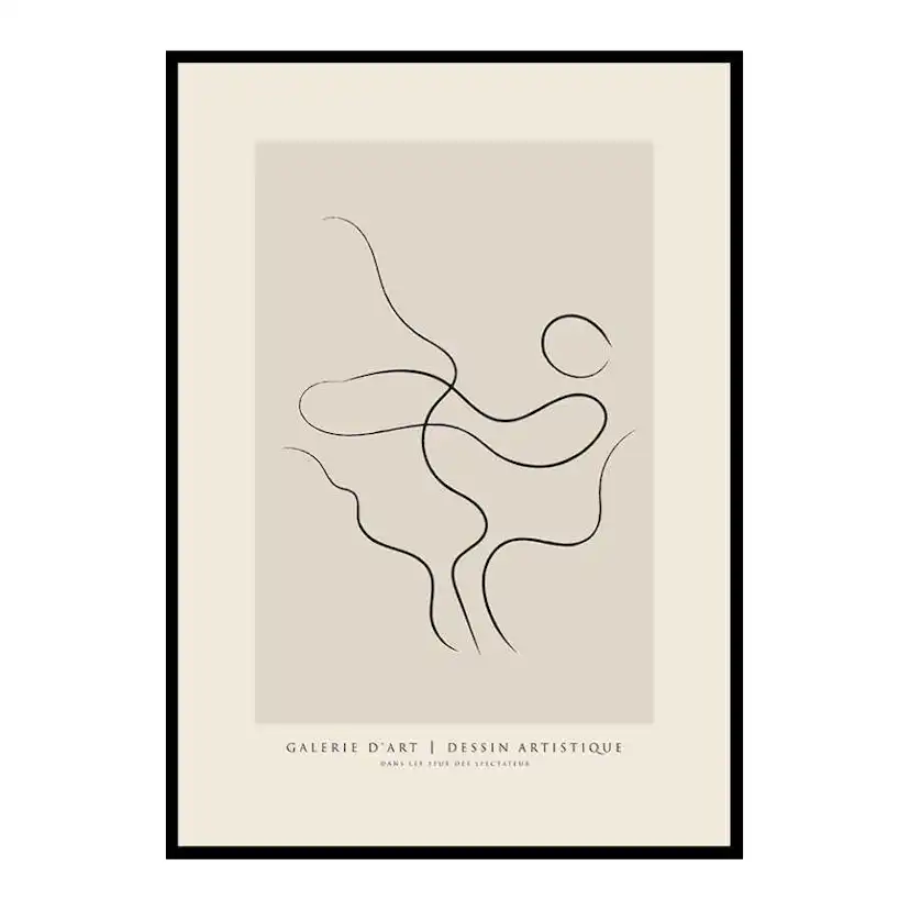 Poster Gallerix Dessin Artistique No3