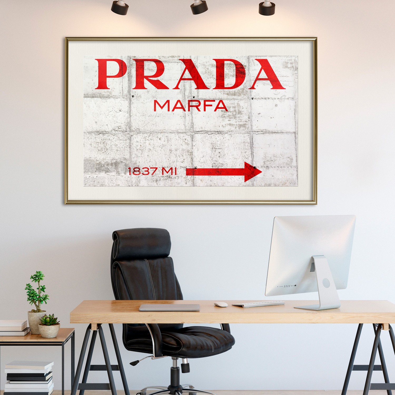 Poster Artgeist Affisch Prada Concrete