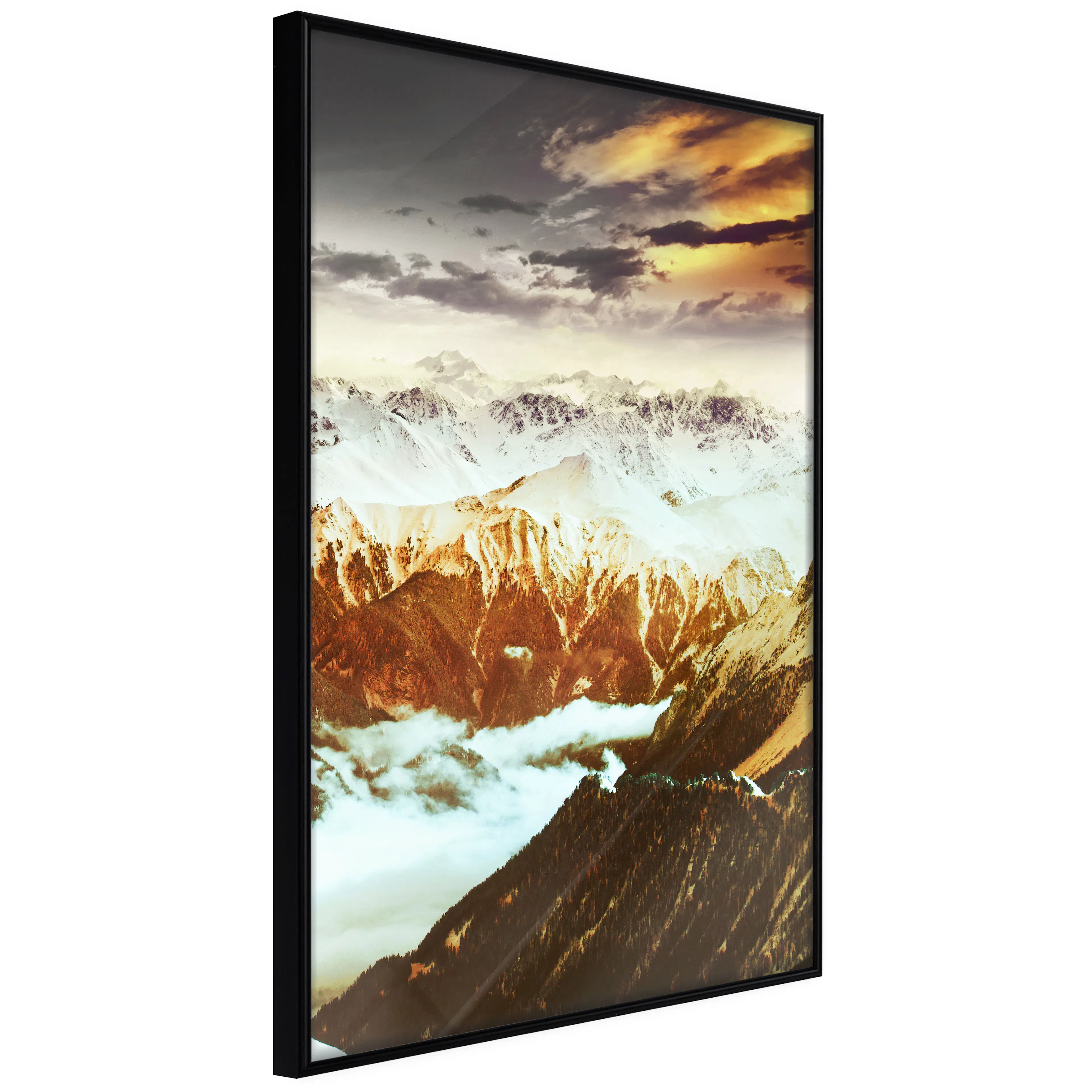 Affisch - Copper Mountains [Poster] 30x45 Svart ram, 30x45 cm