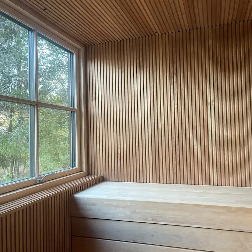 Bastupanel Sauna Sweden Termo Asp 15x60x2100 mm Längd: 2100 mm