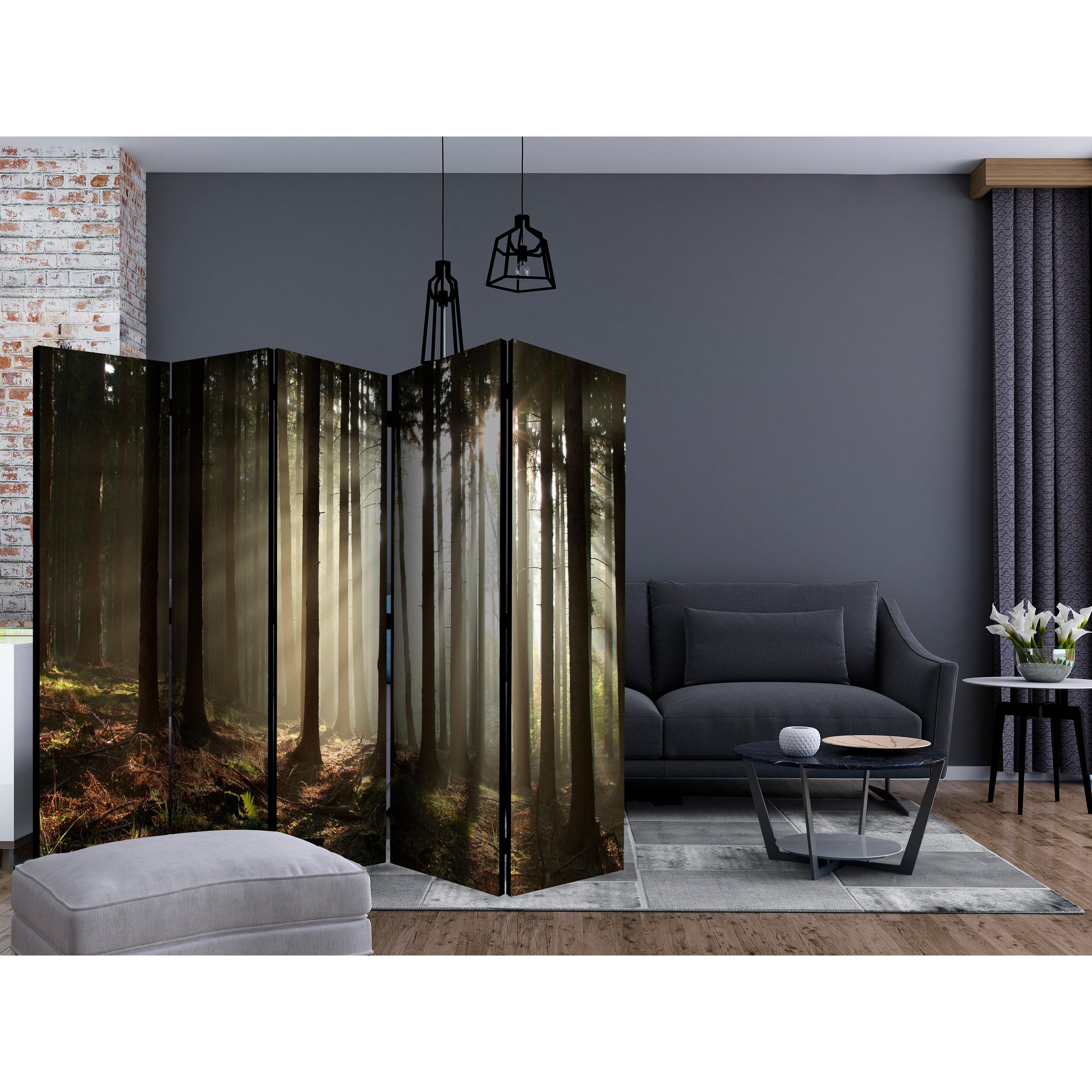 Rumsavdelare Skärmvägg Arkiio Coniferous Forest II 225x172 cm