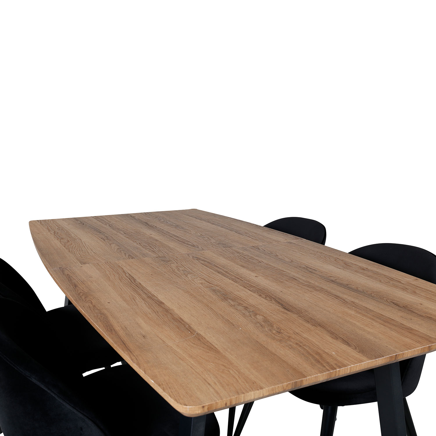 Matgrupp Venture Home Inca med 4 Velvet stolar