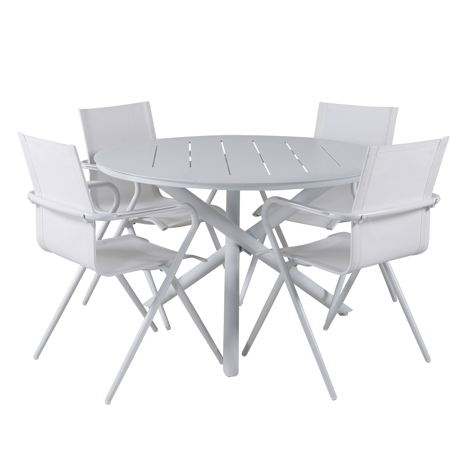 Matgrupp Venture Home Ande med 4 Sally Matstolar