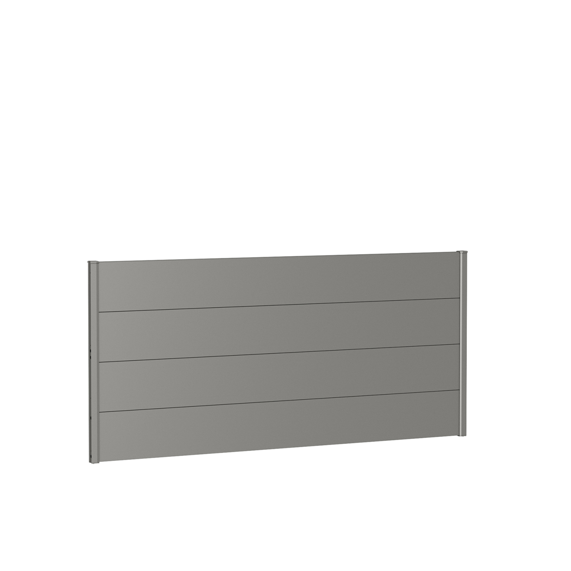 Väggpanel för Skärmvägg utan akrylglas 200x90 metallic kvart Kvartsgrå
