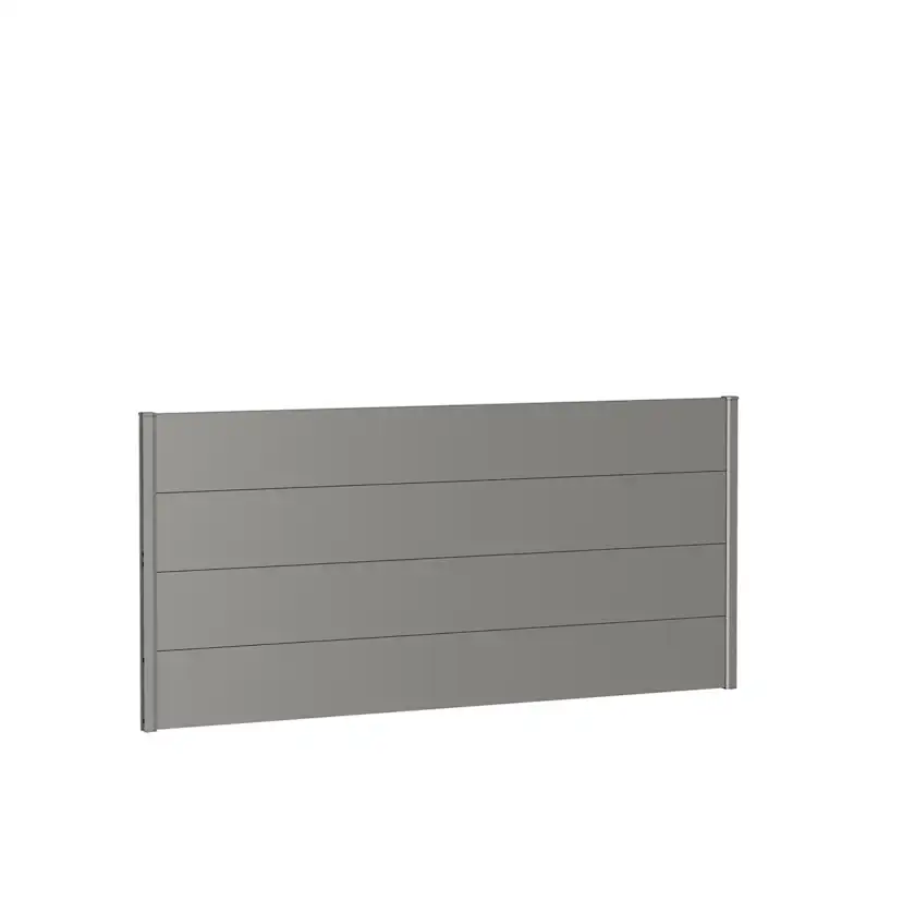 Väggpanel för Skärmvägg utan akrylglas 200x90 metallic kvart Kvartsgrå