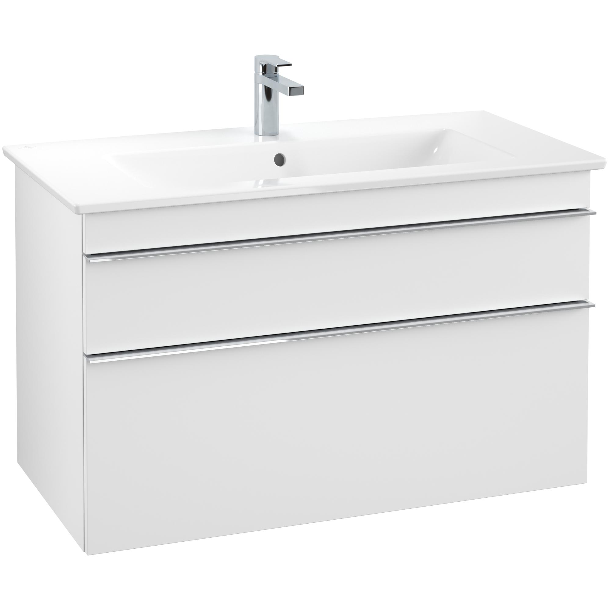 Tvättställsskåp Villeroy & Boch Venticello med  2 Lådor för Centrerat Skåpstvättställ