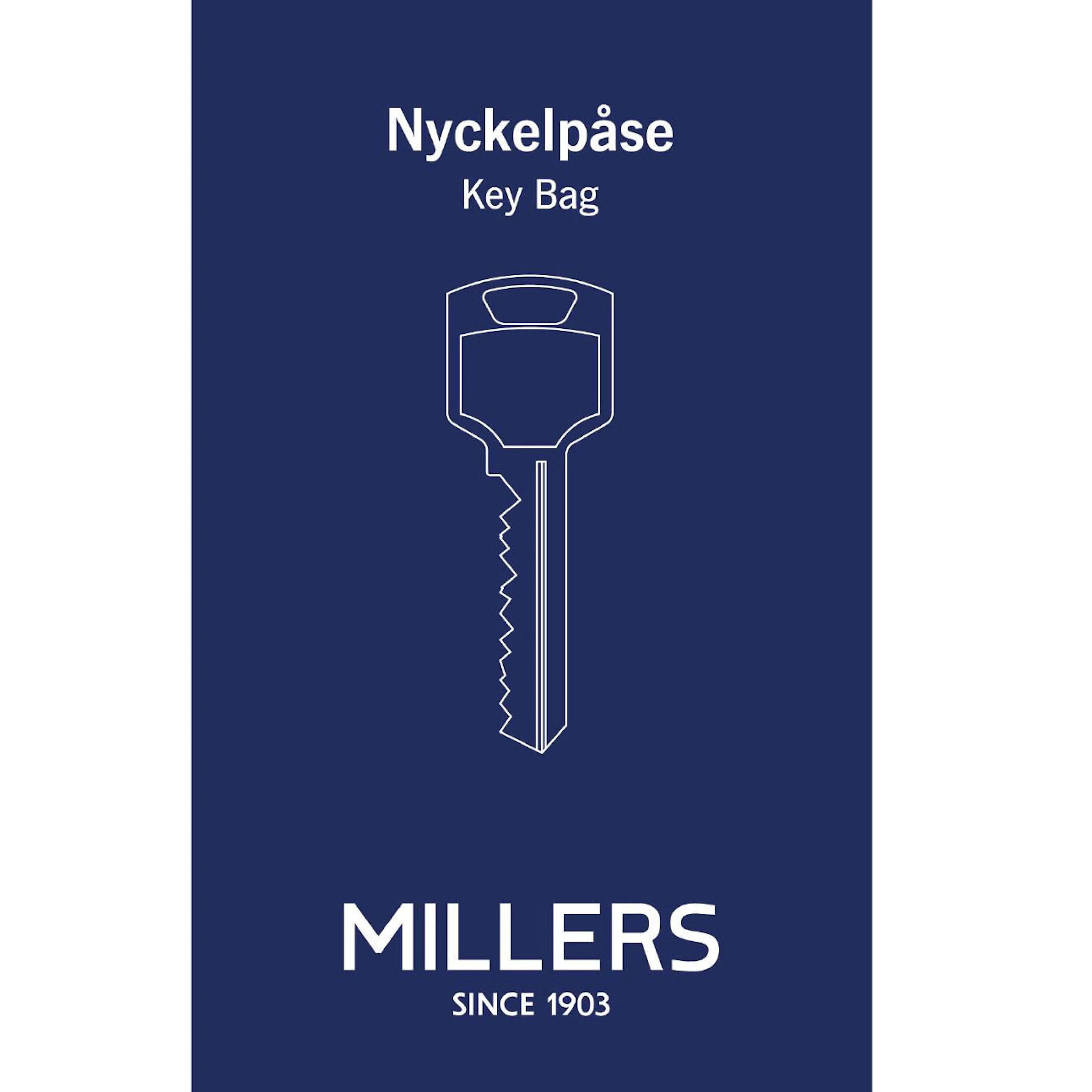 Nyckelpåse Millers med Etikett