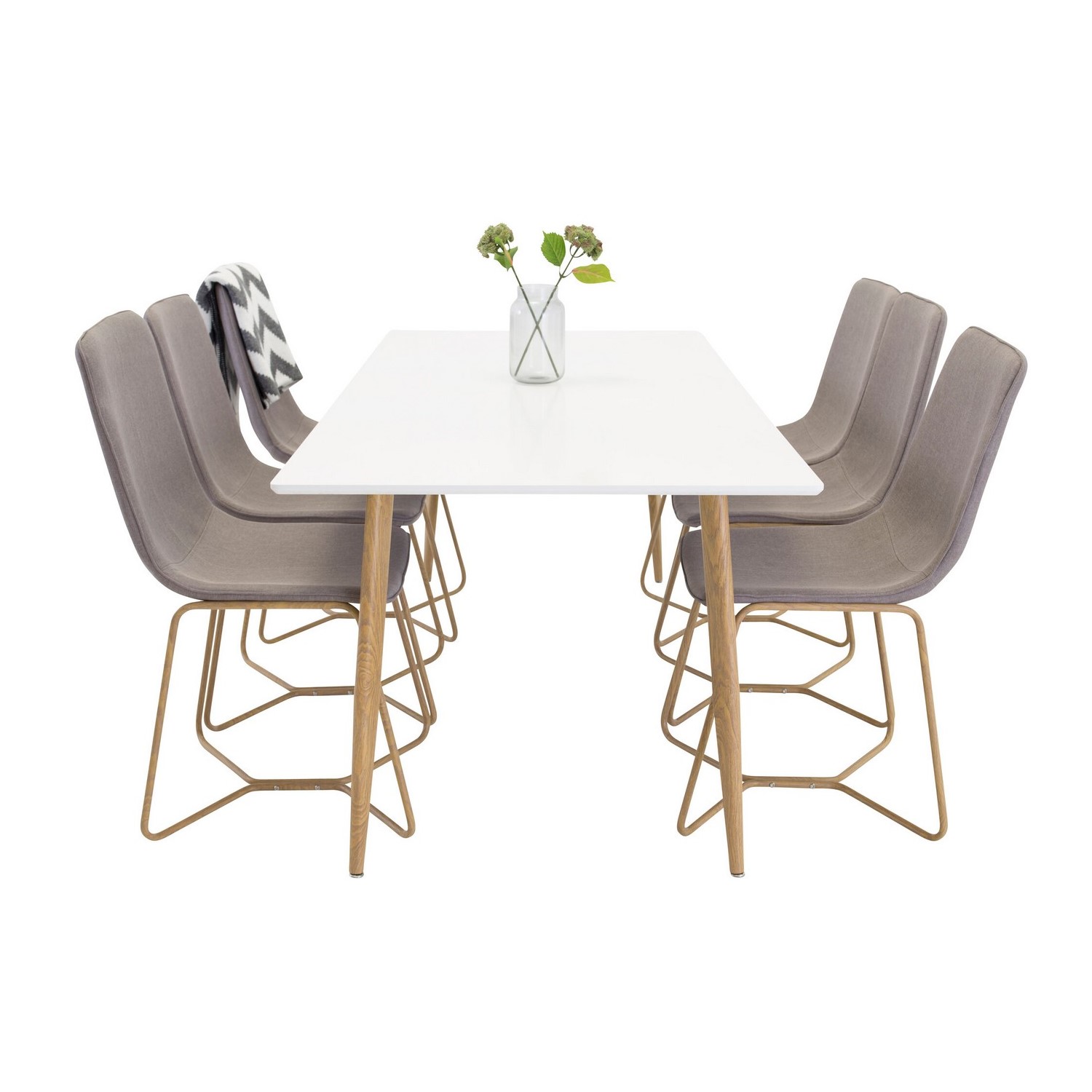 Matgrupp Venture Home Polar med 6st X Stolar