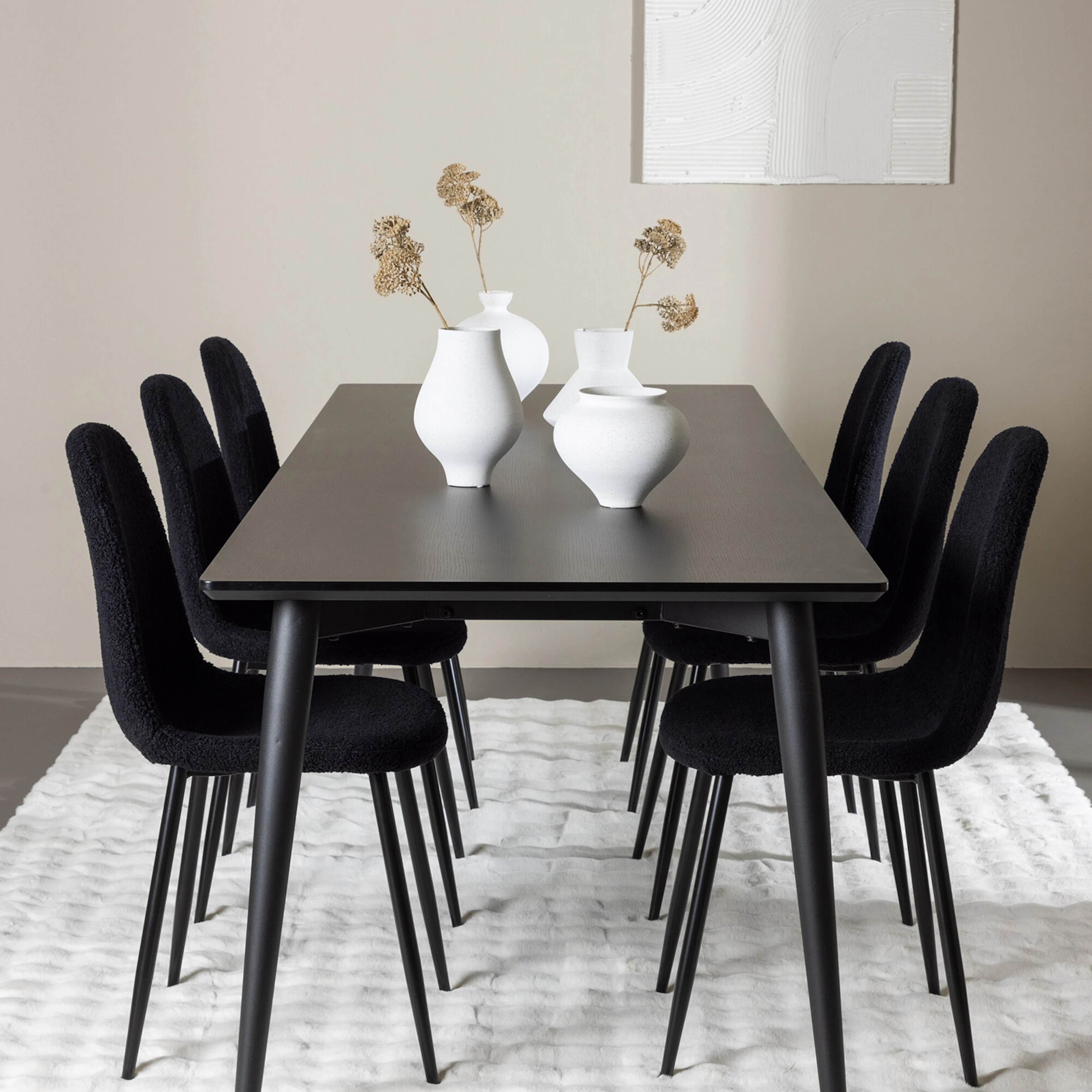 Matgrupp Venture Home Ellis 230 med 6 st Polar Stolar Teddy