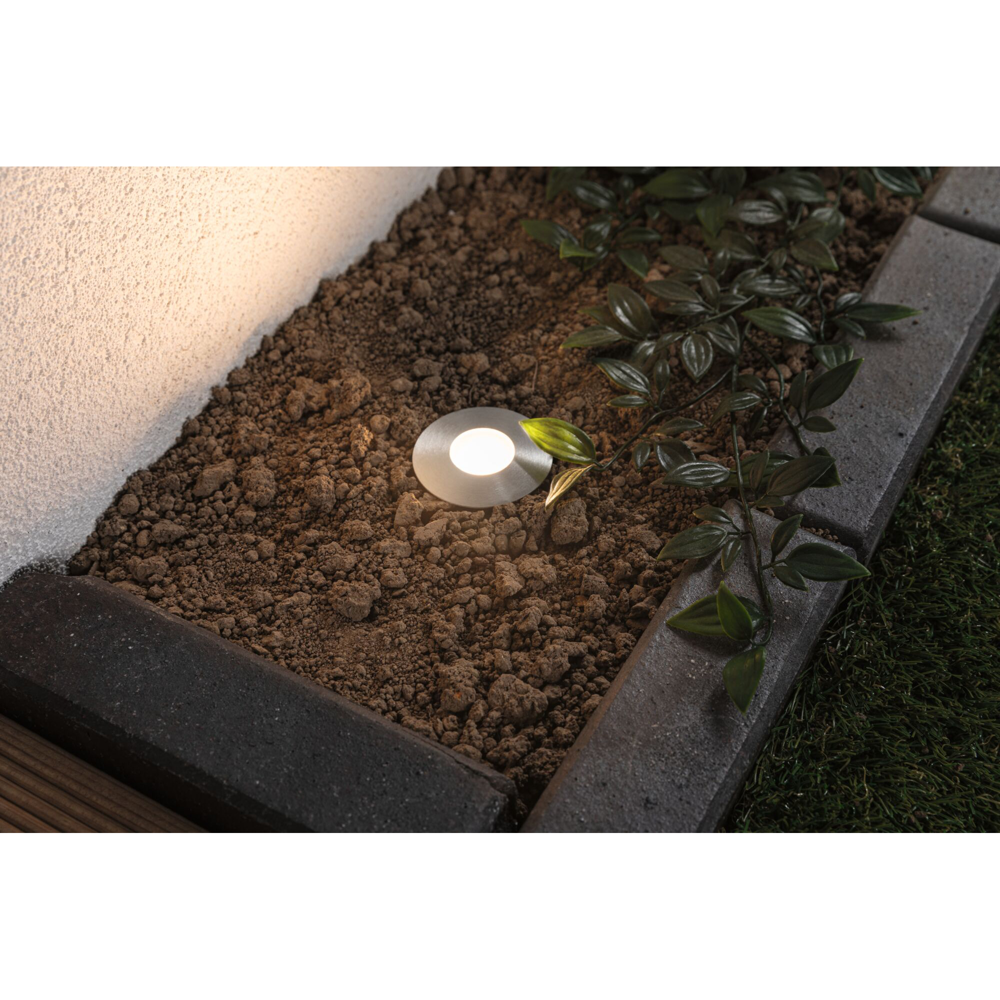 LED Infälld Markbelysning Paulmann Plug & Shine Floor Mini Spot IP67 24V Förlängningsset 3-pack med Kabel