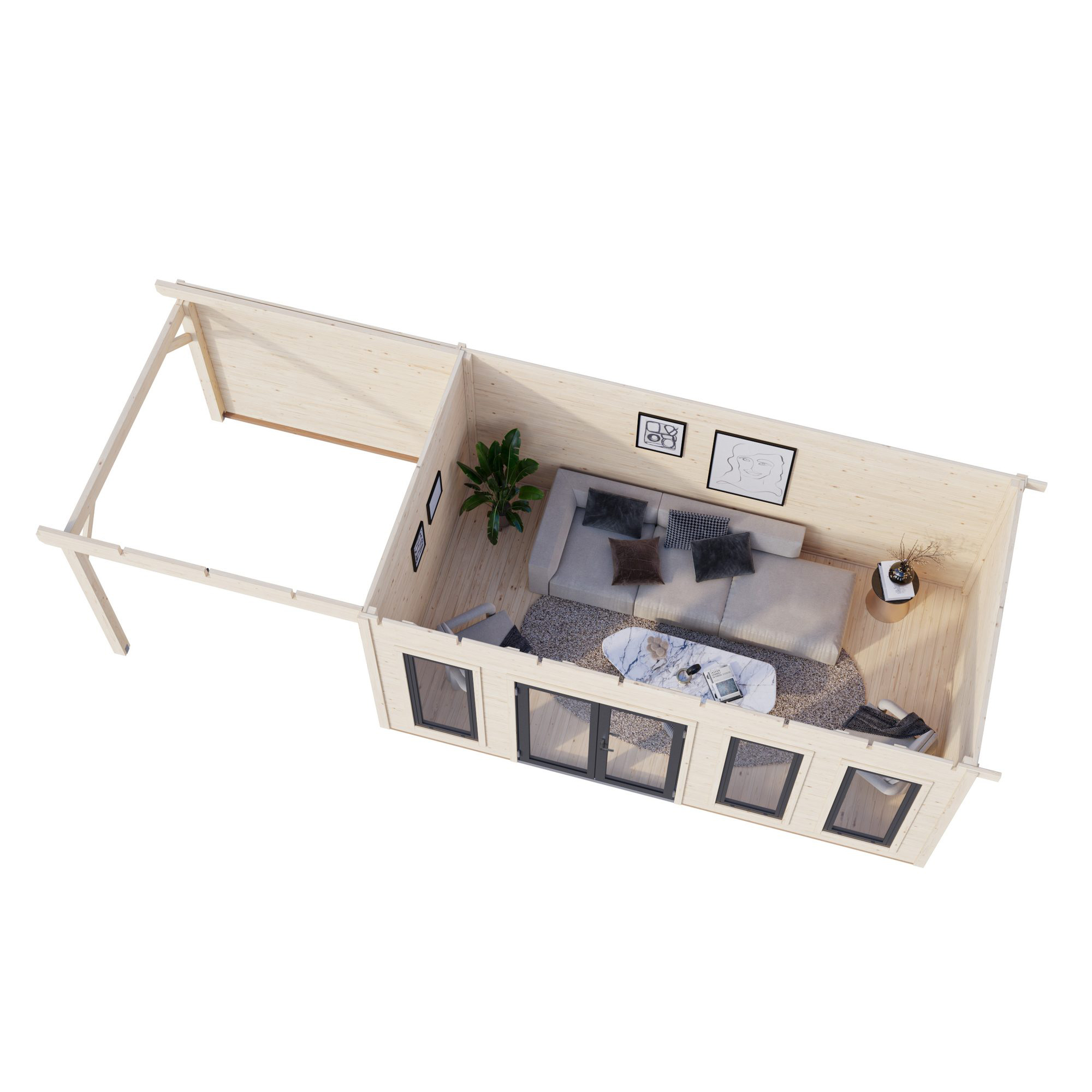 Stuga Palmako Aurelia 24,2 m² (inv. 23,1 m²)