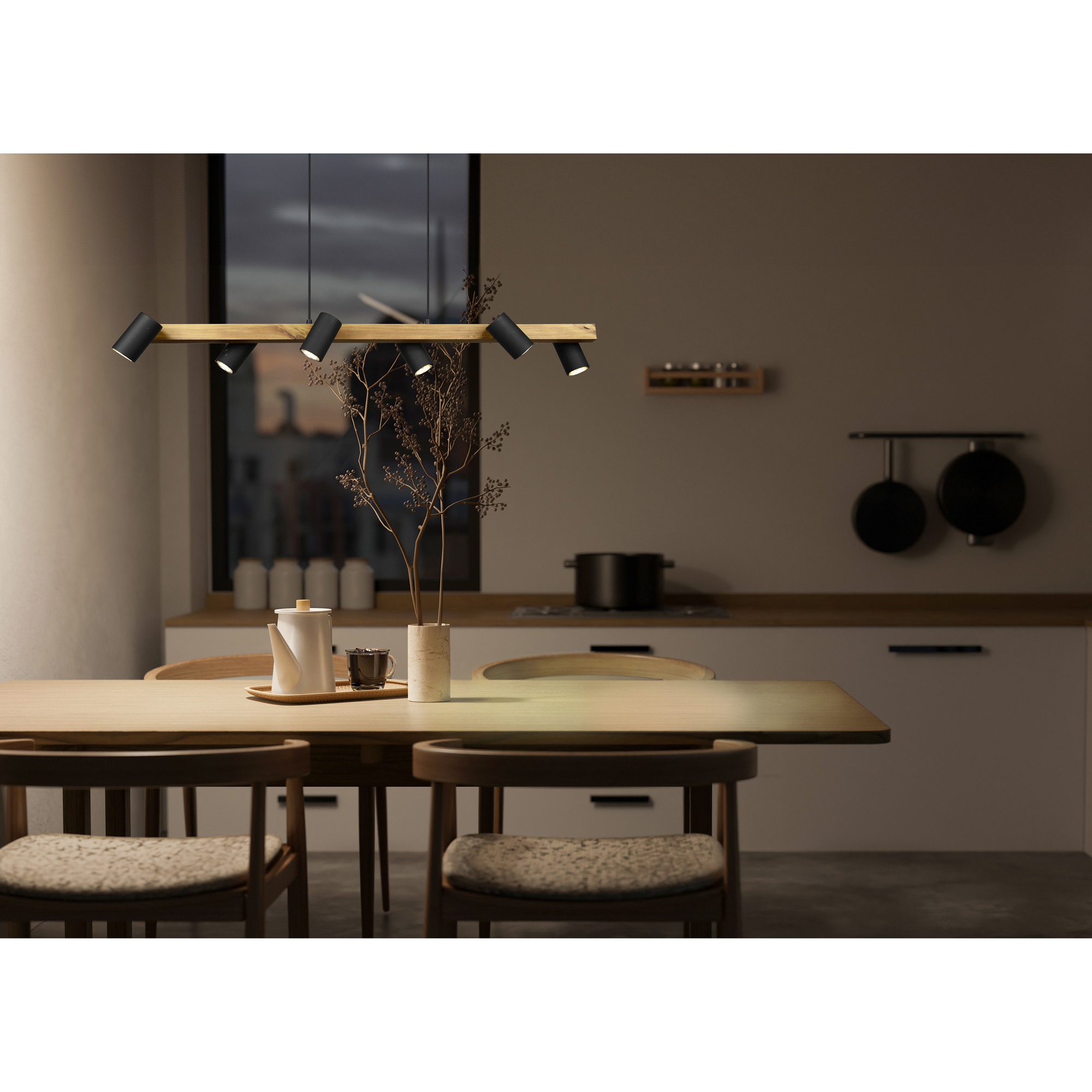 Taklampa Trio Marley 6L 115 cm GU10