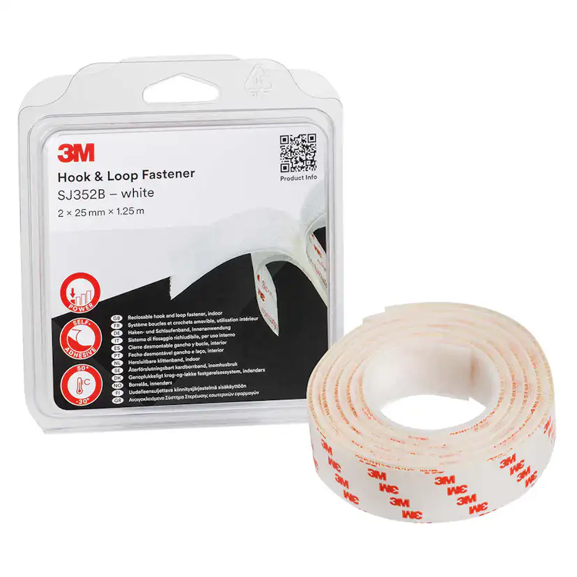 Kardborreband 3M 25 mm x 1,25 m