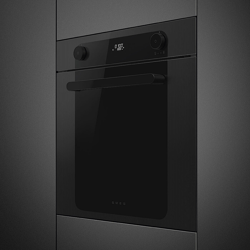 Kombiugn Smeg SOP6201S2B med Ångfunktion Svart 60 cm