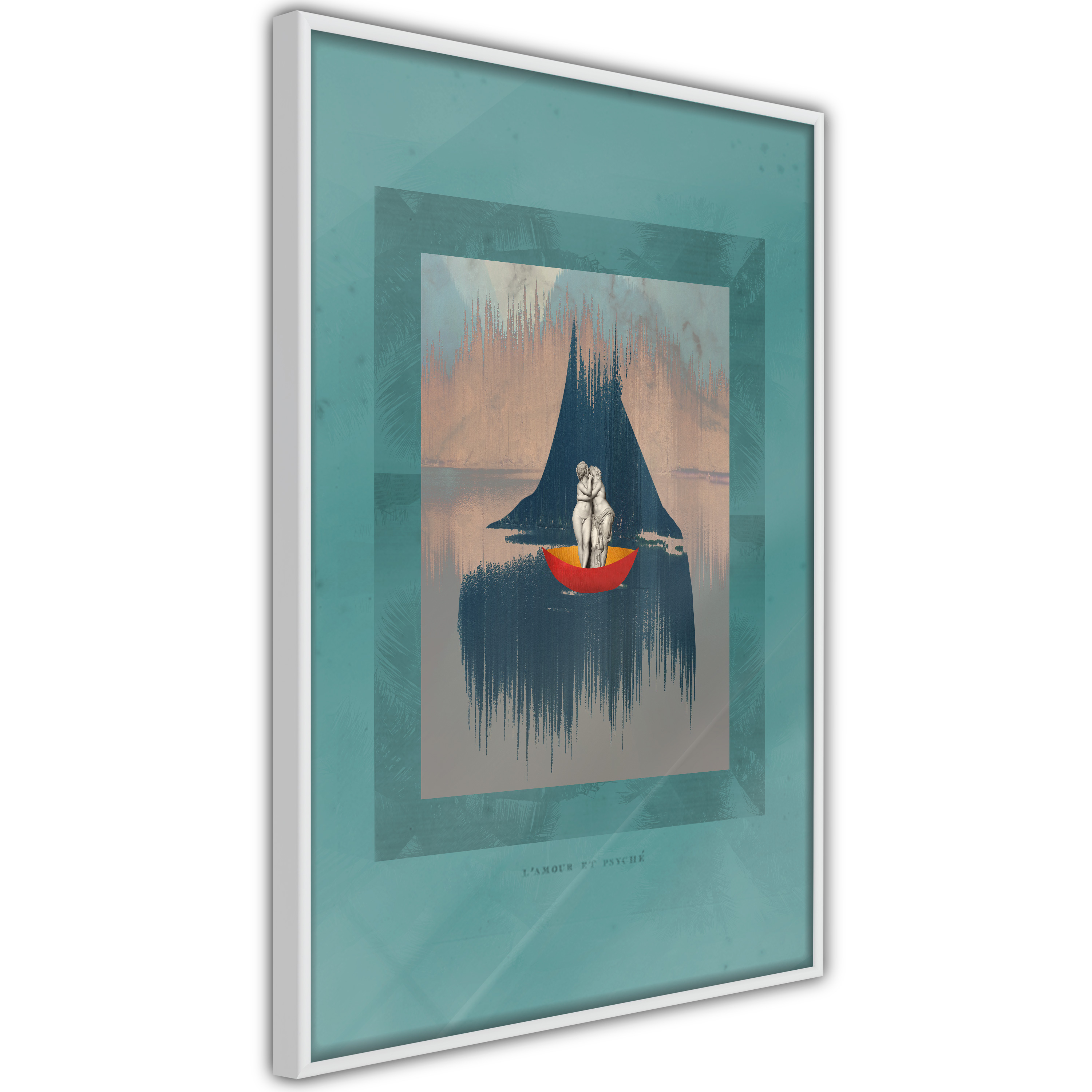 Poster Artgeist Affisch Couple On Boat