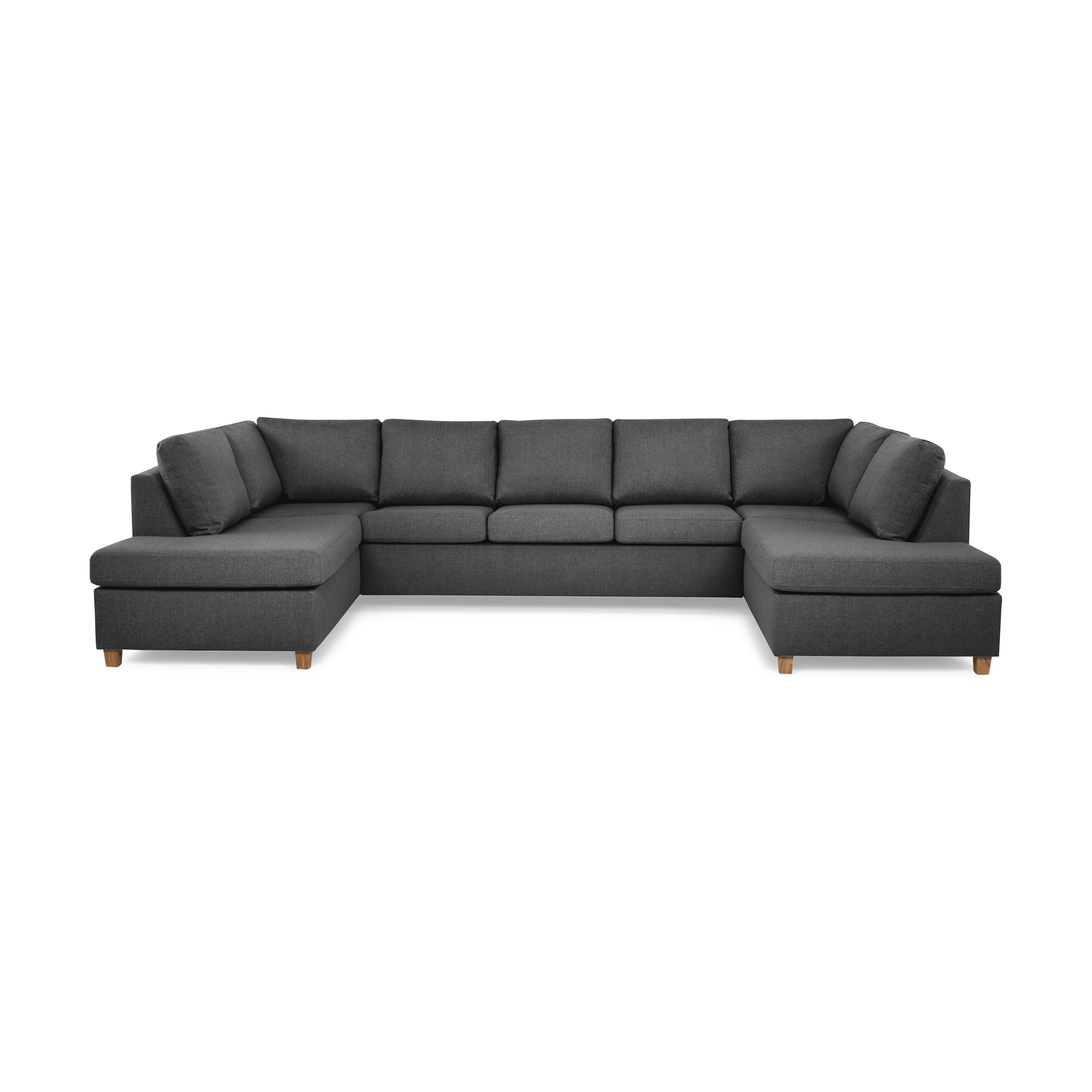 5-sitssoffa Basic Home Crazy U-formad med Dubbelschäslong 356 cm