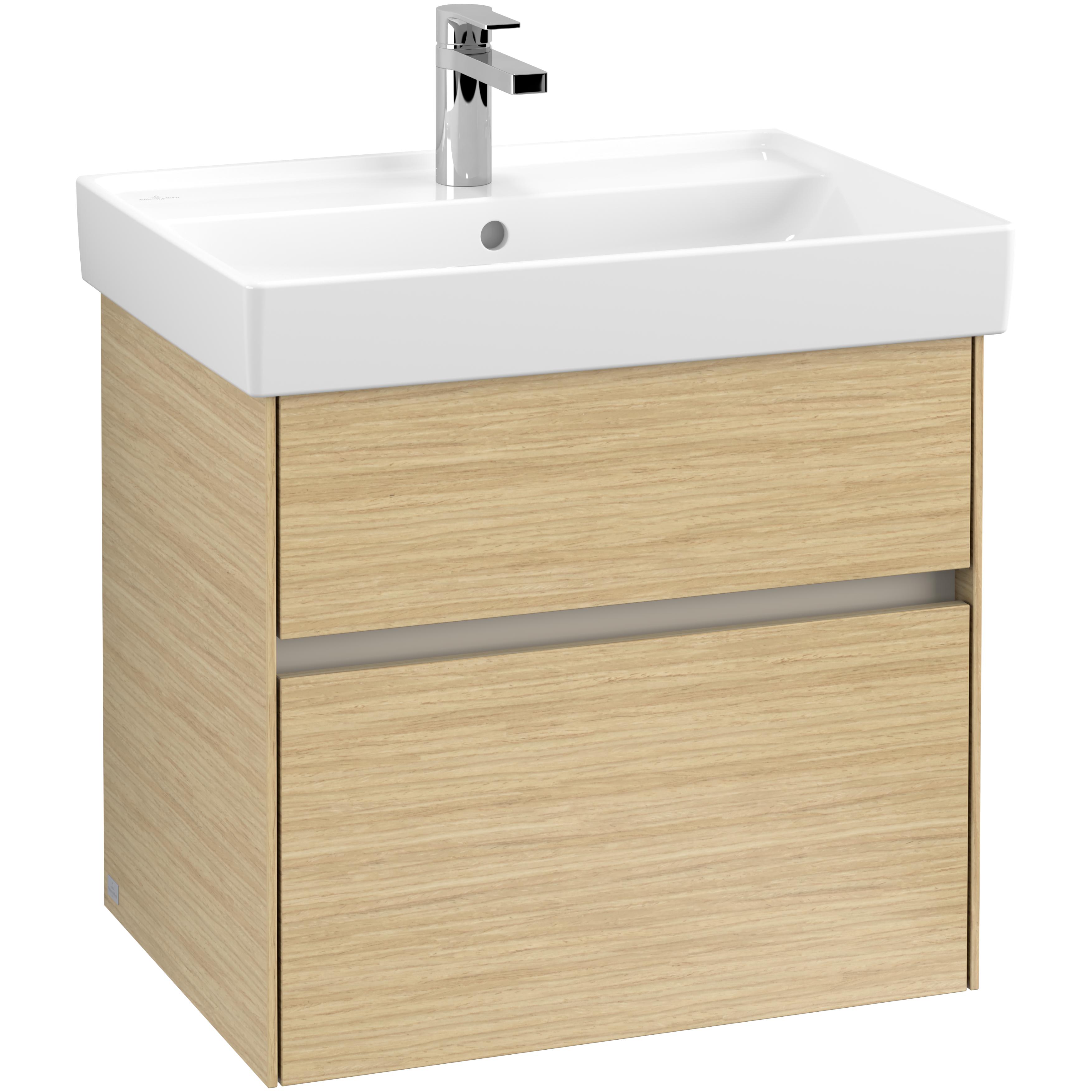 Tvättställsskåp Villeroy & Boch Collaro med 2 Lådor för Inbyggt Tvättställ