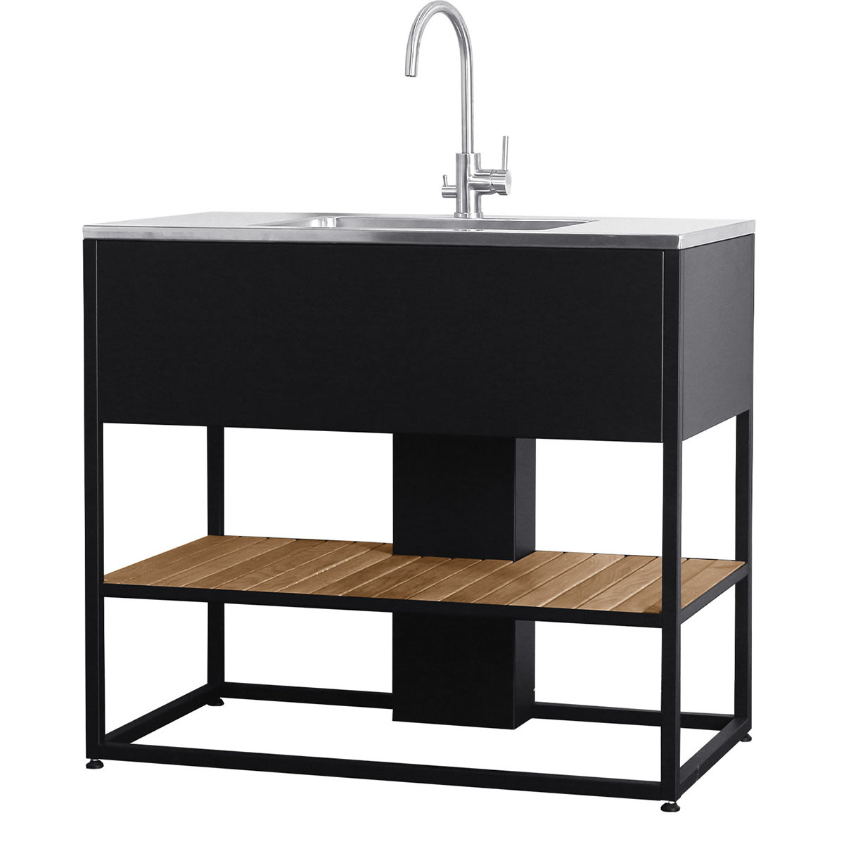 Diskbänksmodul Skeldervik Stainless Countertop