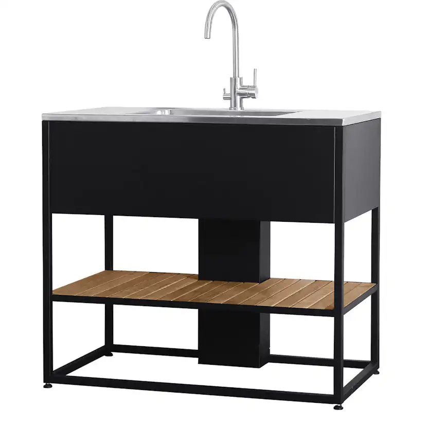 Diskbänksmodul Skeldervik Stainless Countertop