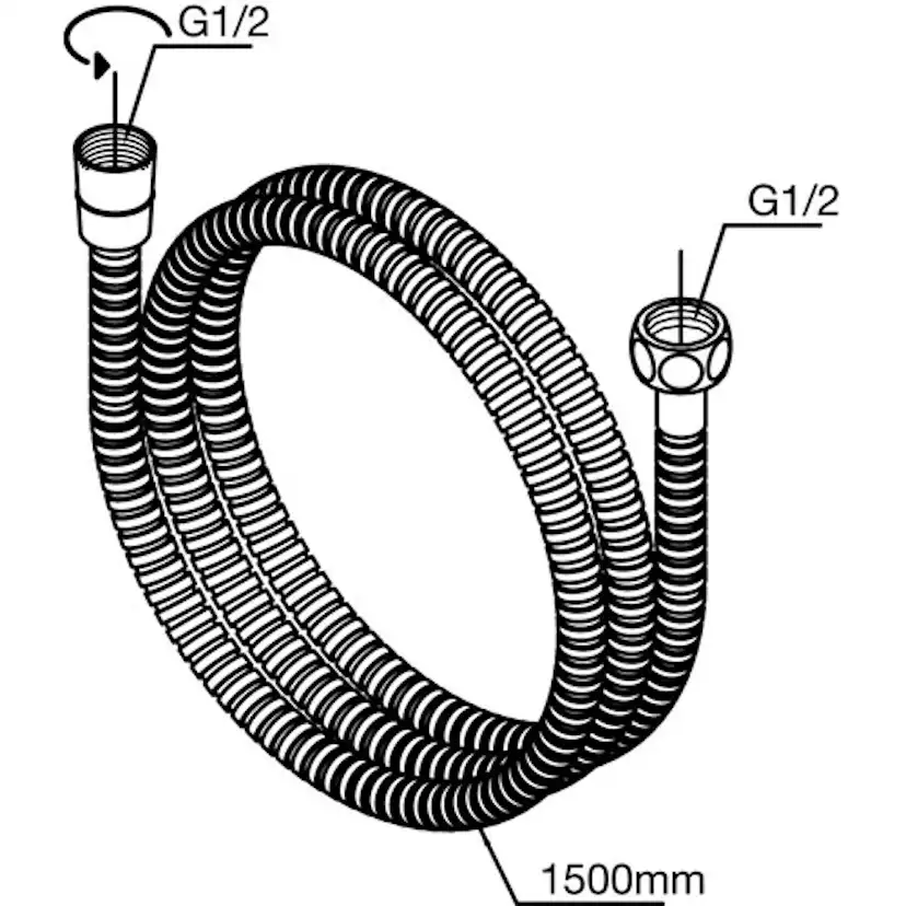 Duschslang Damixa Krom