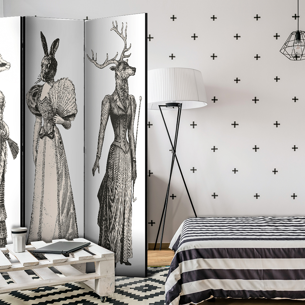 Rumsavdelare Skärmvägg Arkiio Chic Zoo 135x172 cm