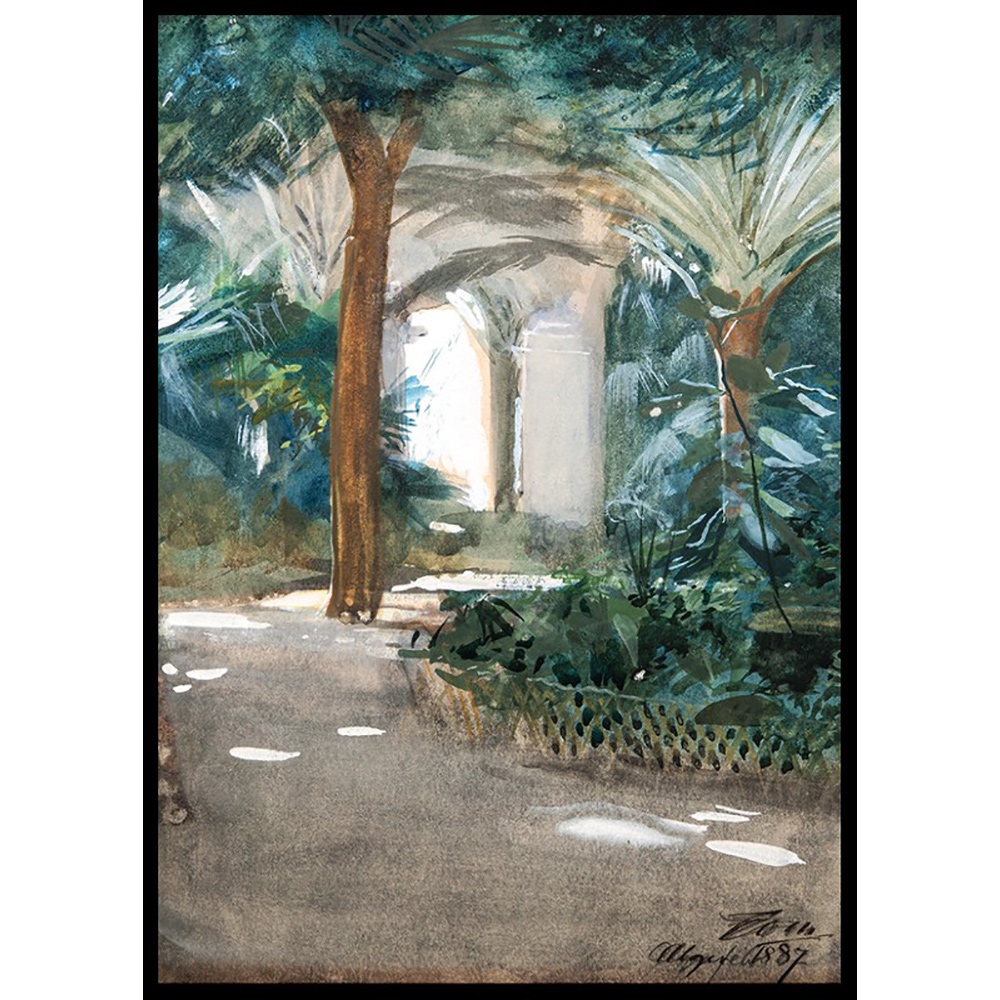 Poster Gallerix Trädgård i Alger By Anders Zorn