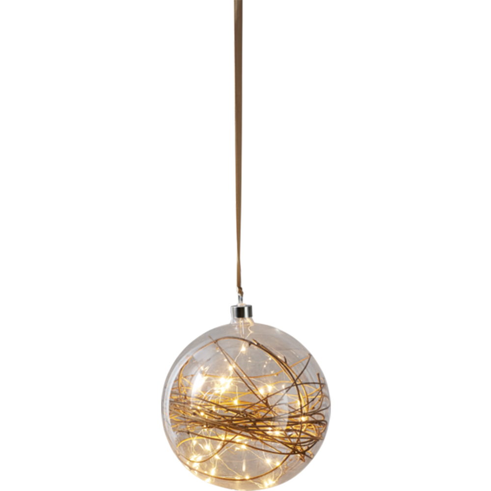 Glasdekoration Star Trading Glow Glasboll