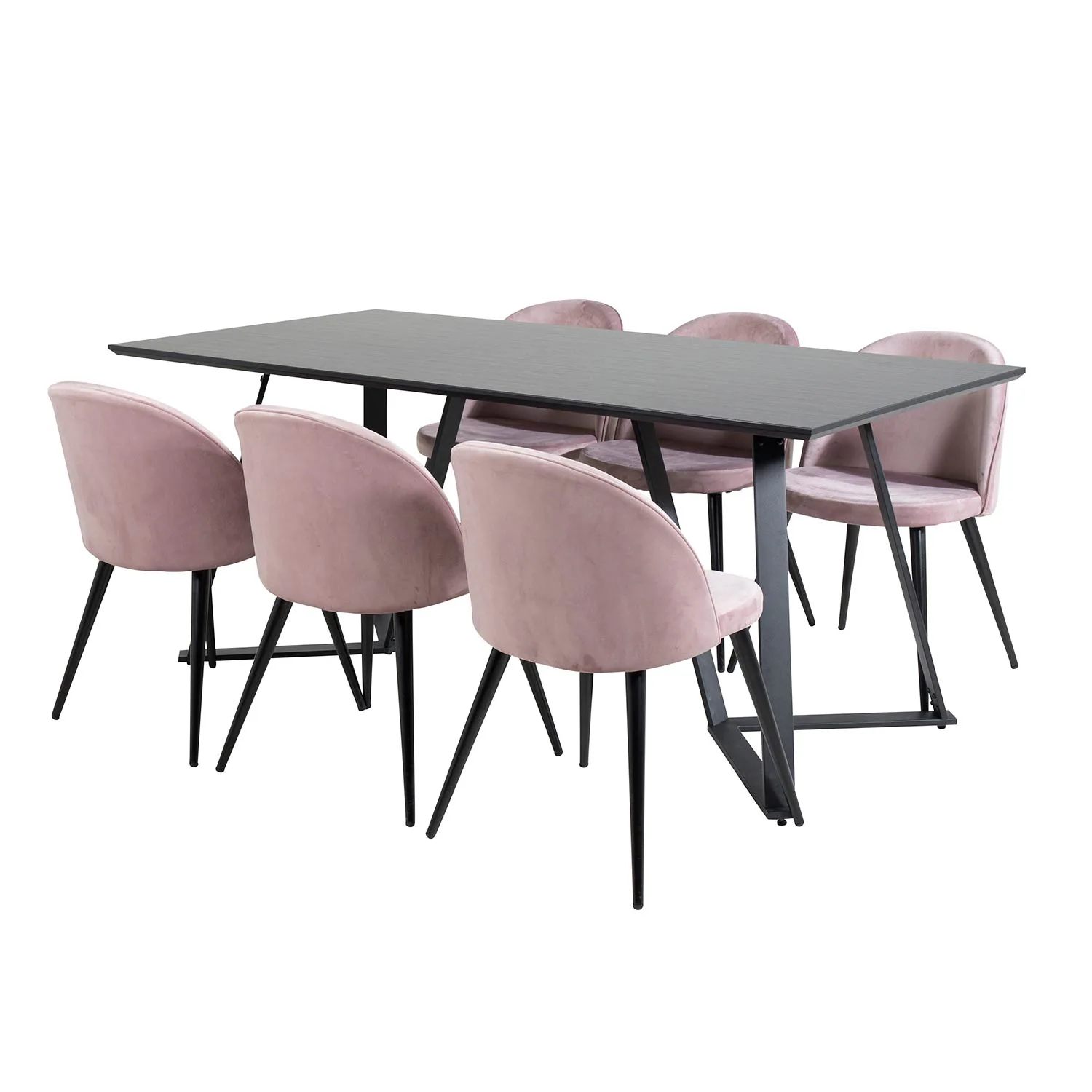 Svart/Rosa