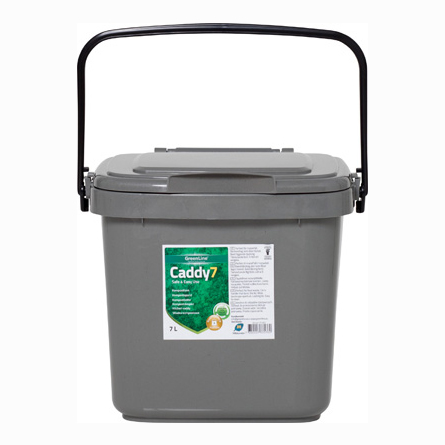 Komposthink GreenLine Grå Tätslutande Lock 7L