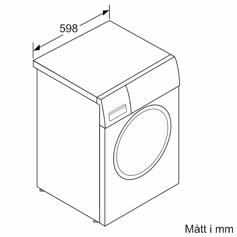 Frontmatad Tvättmaskin Siemens WG44G2ZLDN iQ500