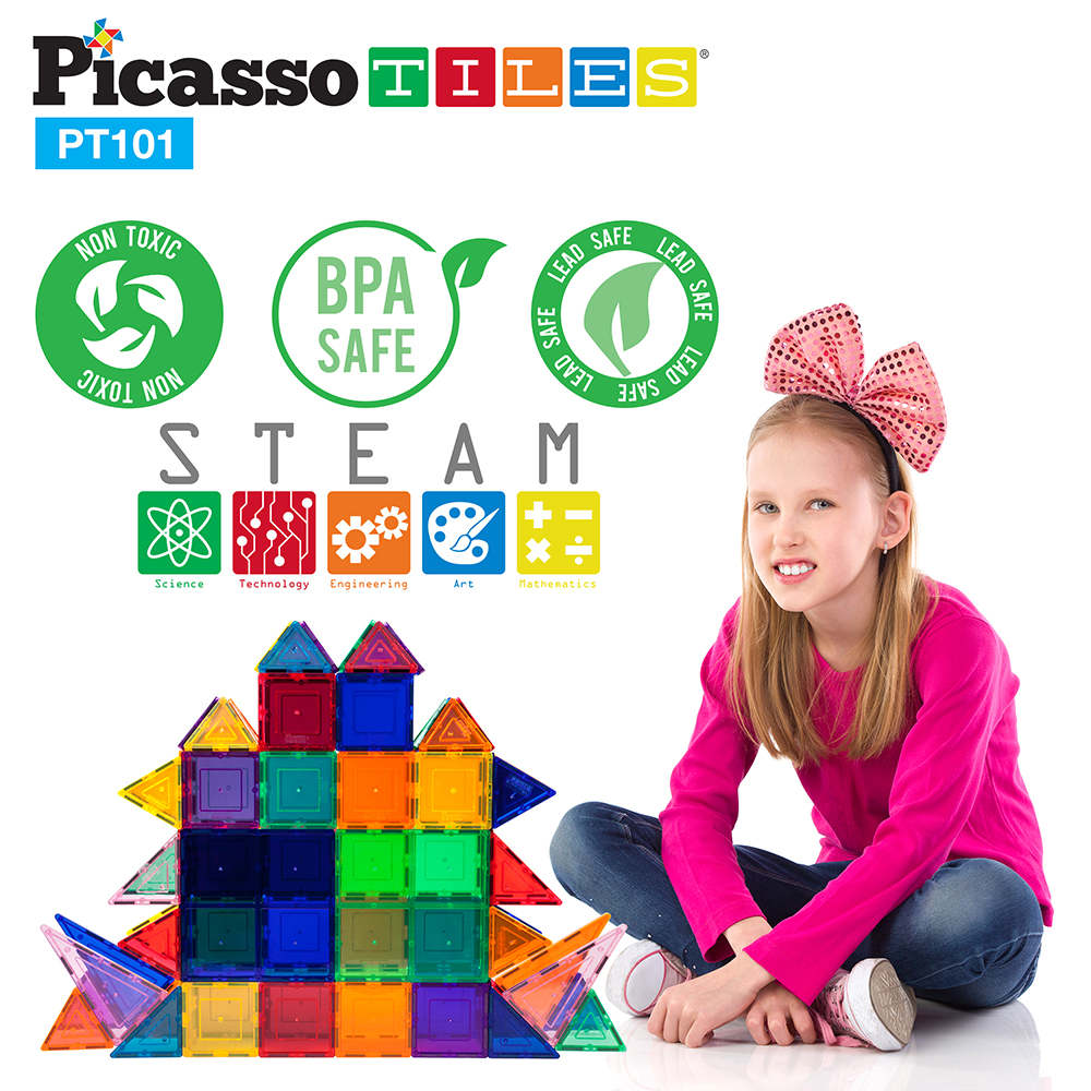 Magnetplattor Picasso Tiles 101 bitar