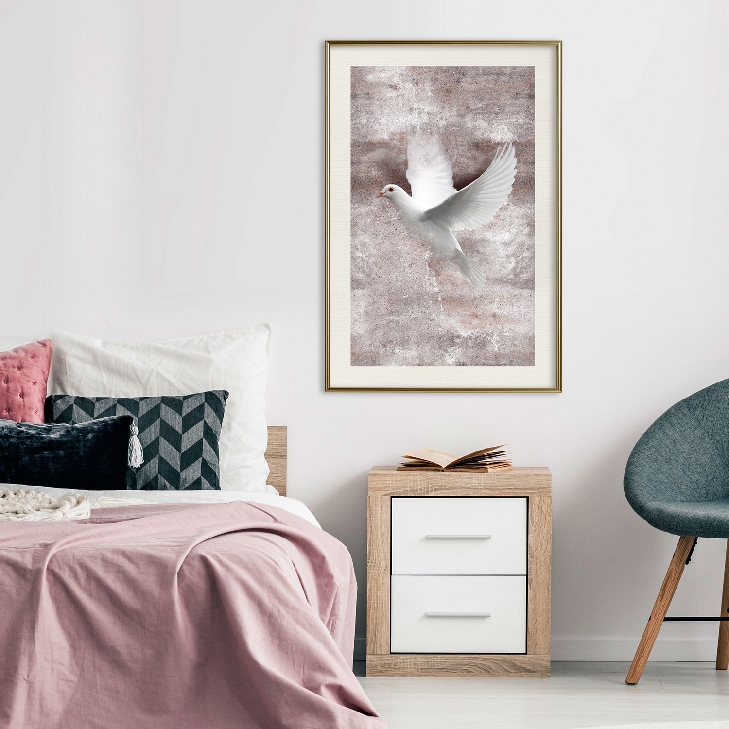 Poster Artgeist Affisch Love in Flight