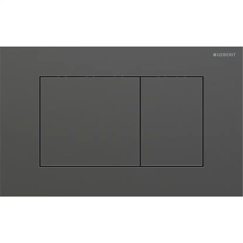 Tryckplatta svart krom/svart krom D:0,6 mm Svart Krom