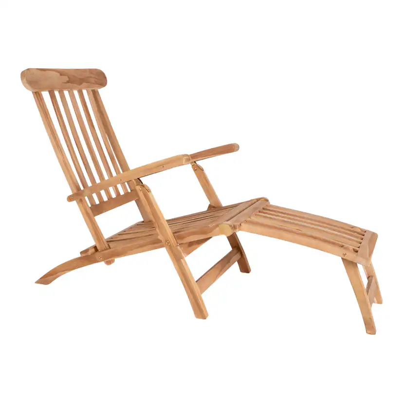 Solstol House Nordic Arrecife Solsäng med Justerbart Ryggstöd i Teak