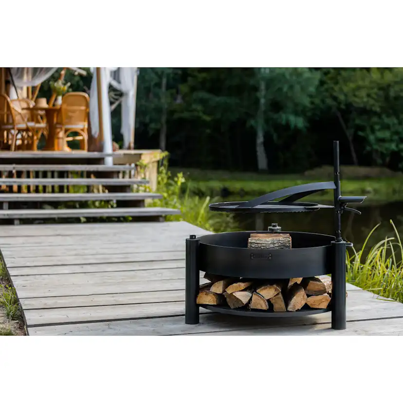 Eldfat Jabo CookKing MontanaX med Grillgaller