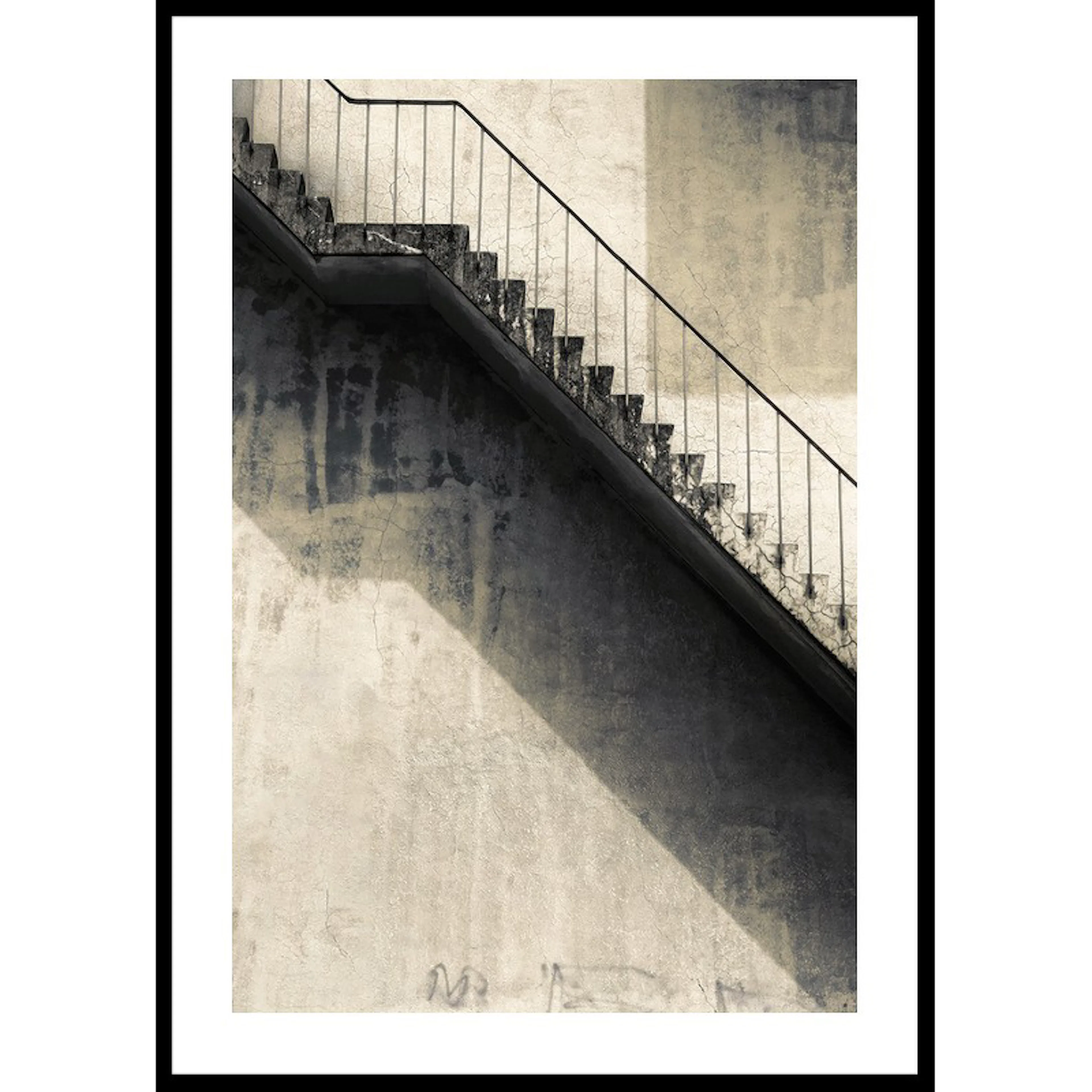Concrete Stairs And Wall 70x100 70x100 cm