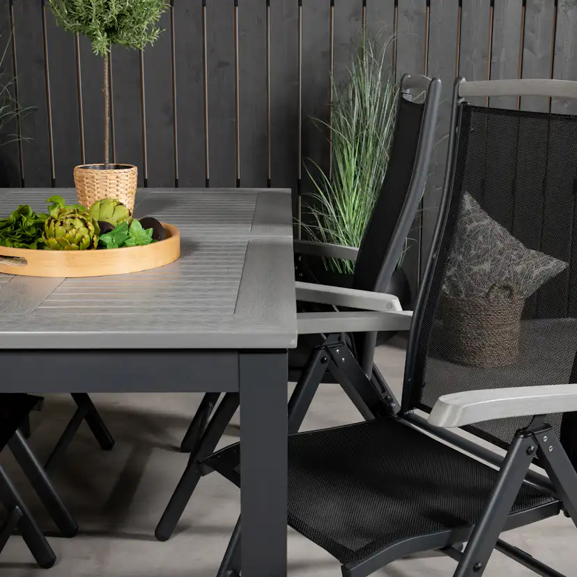 Matgrupp Venture Home Aleyna 160/240 med 4 Stolar