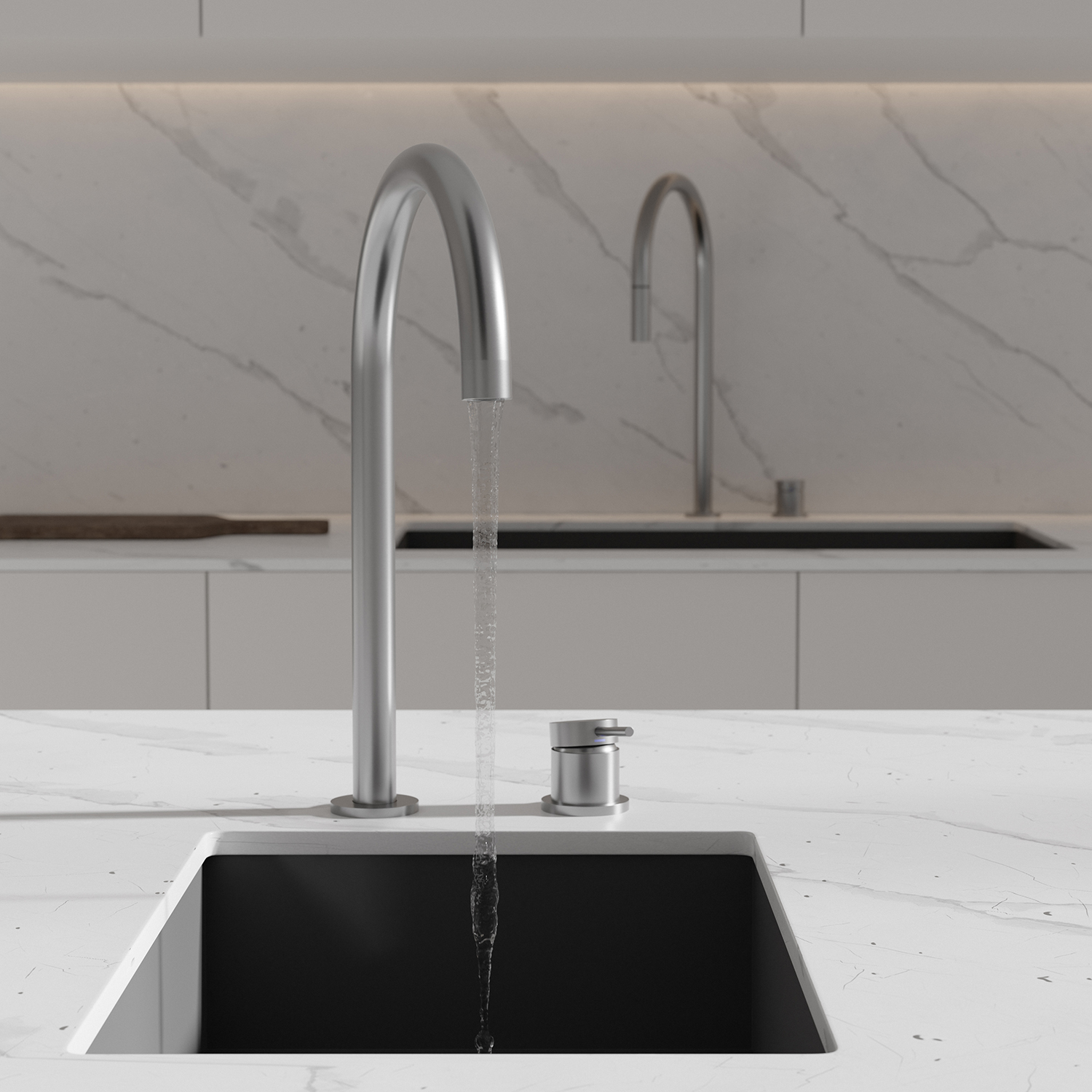 Köksblandare Scandtap Steel Harmonized K2