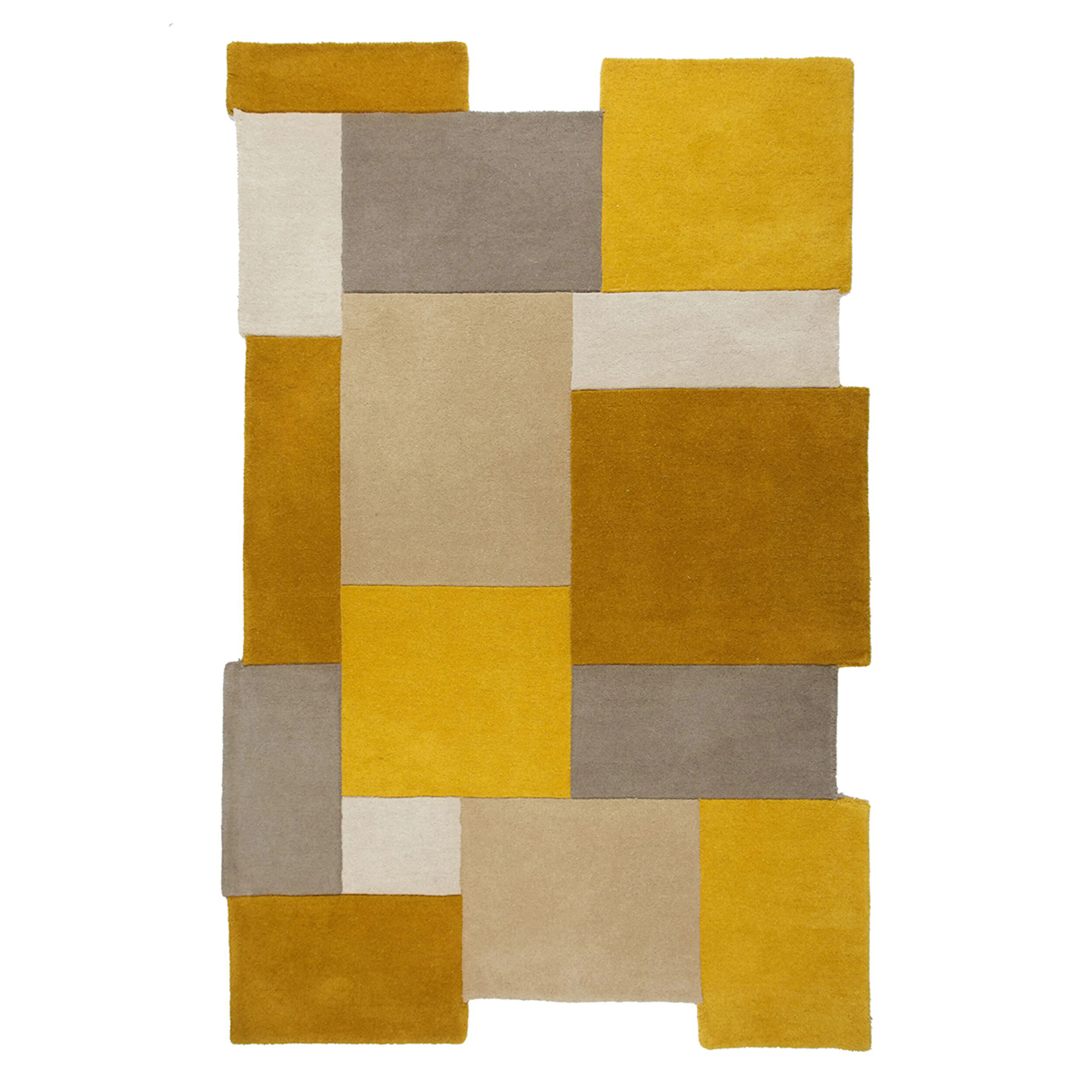 Collage 200X290 Ochre/Natural Storlek 200x290, Färg Ochre