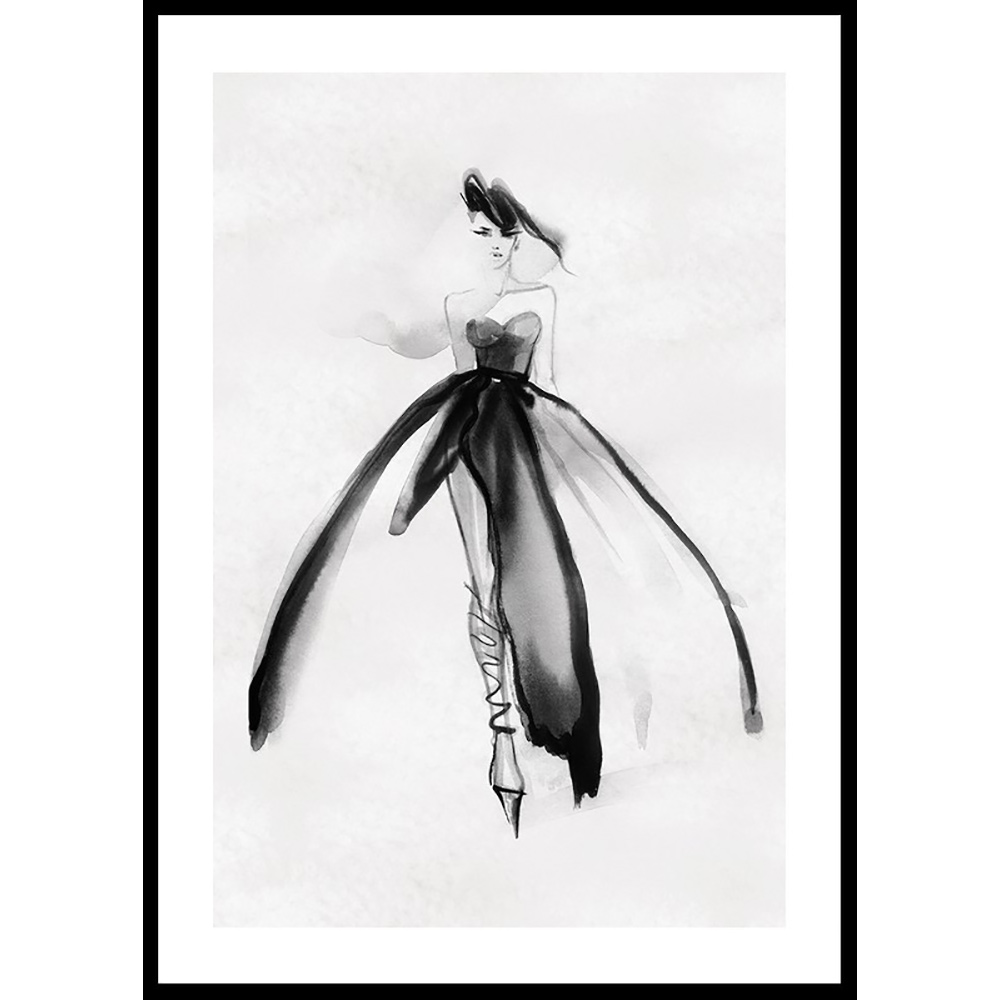 Poster Gallerix Watercolor Dress