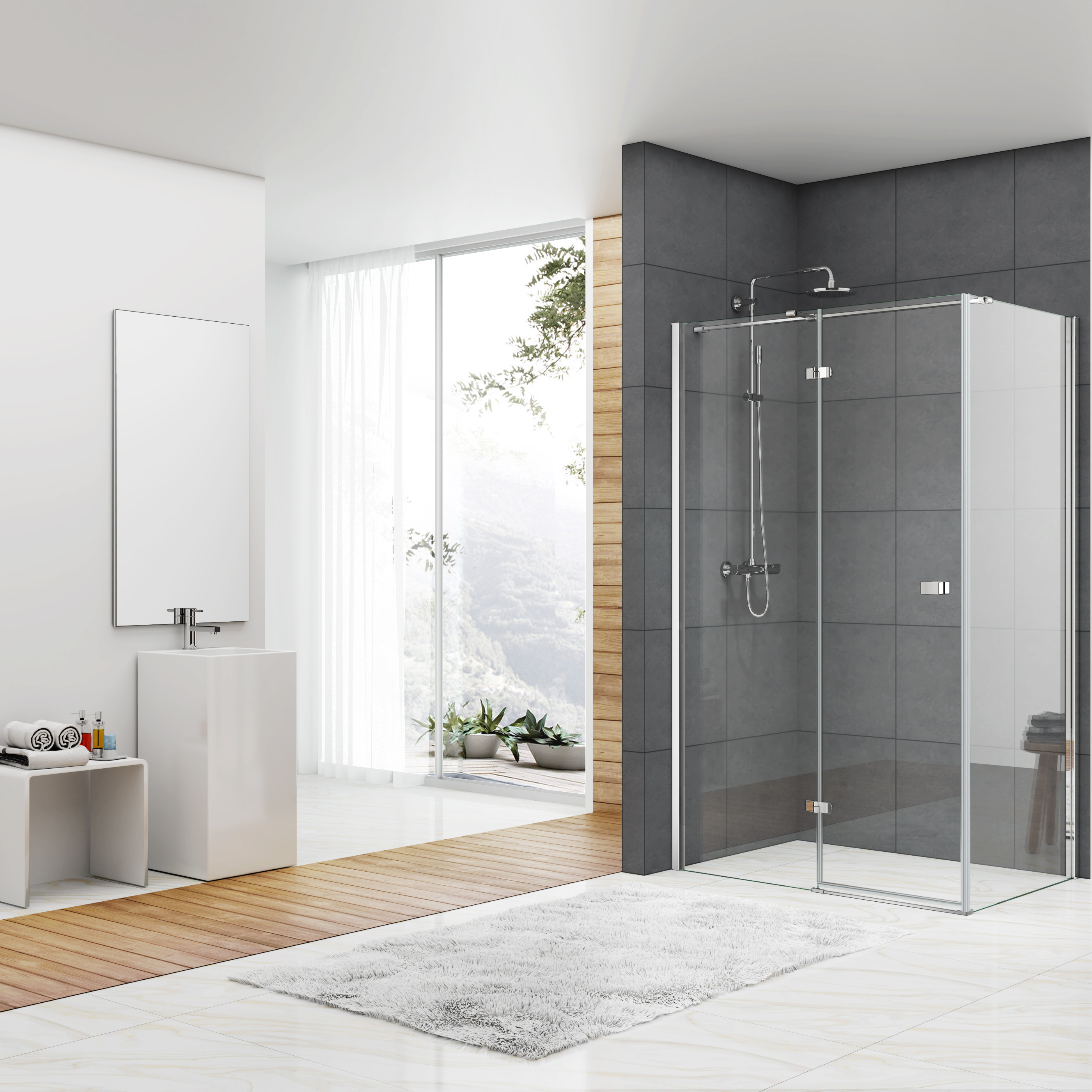 Duschhörn Bathlife Måttfull