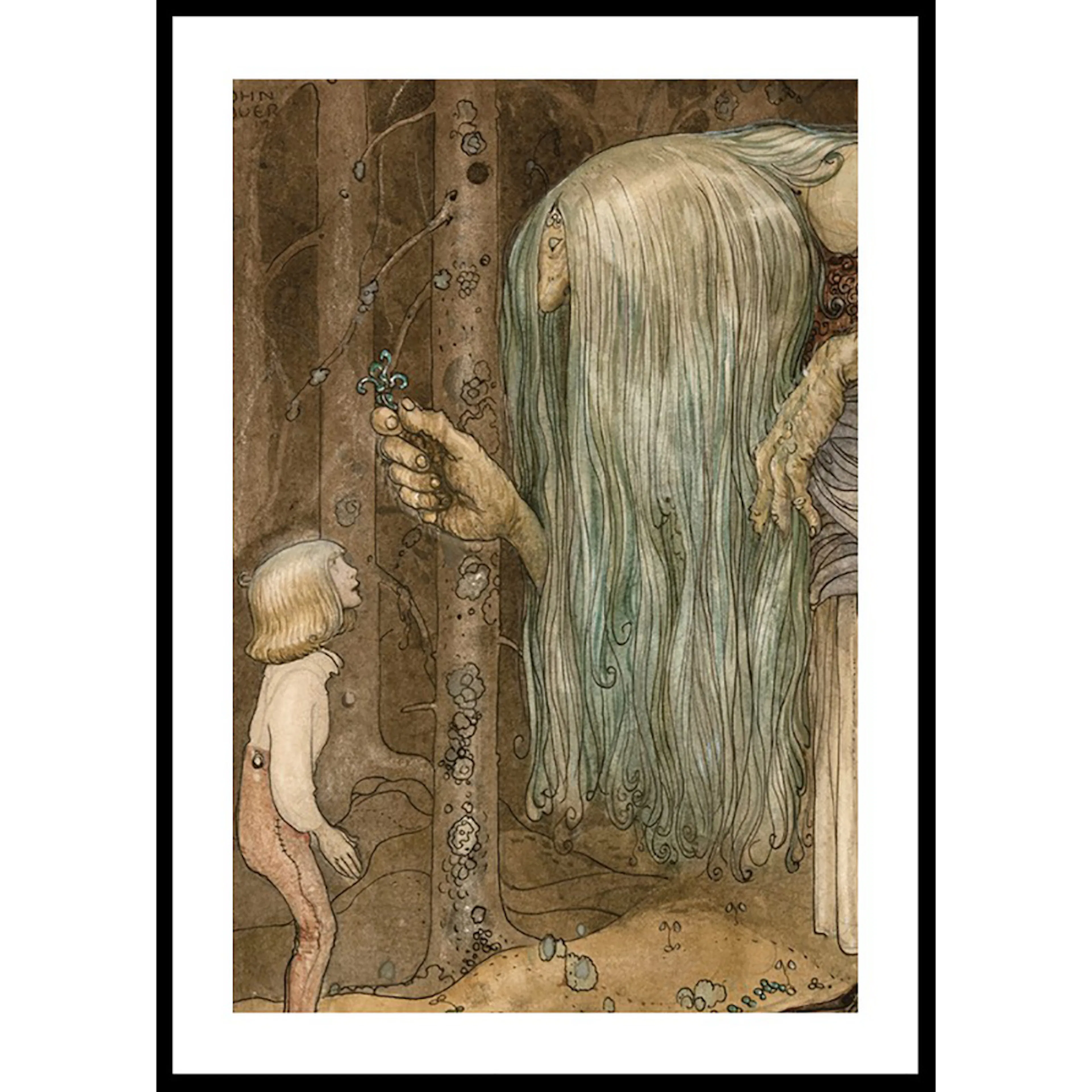 Poster Gallerix Trollörten By John Bauer