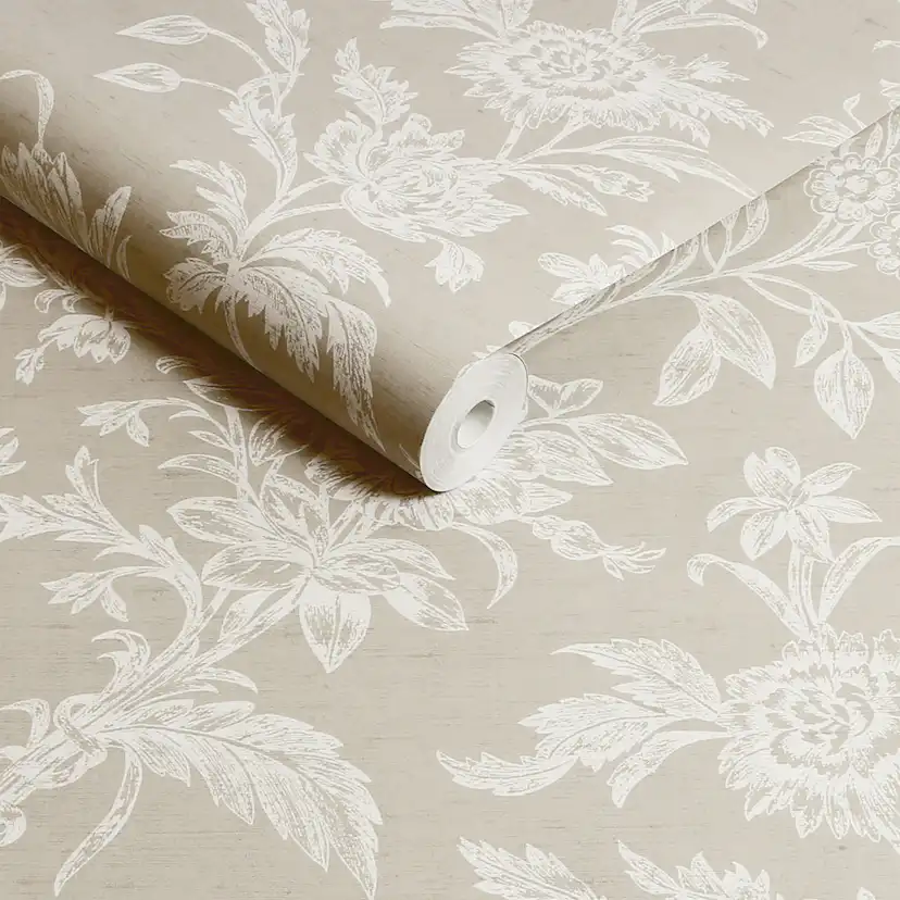 Tapet Laura Ashley Lloyd Grå