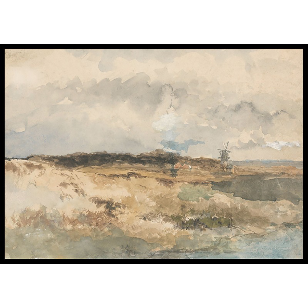 Poster Gallerix Gezicht Op Het Dekkersduin Bij Den Haag By Johan Hendrik Weissenbruch