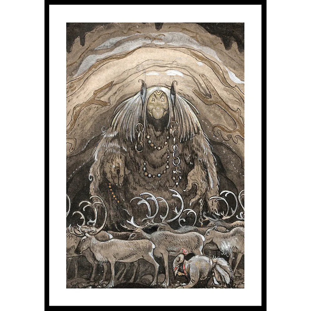 Poster Gallerix Nilas Offer Julbocken II By John Bauer