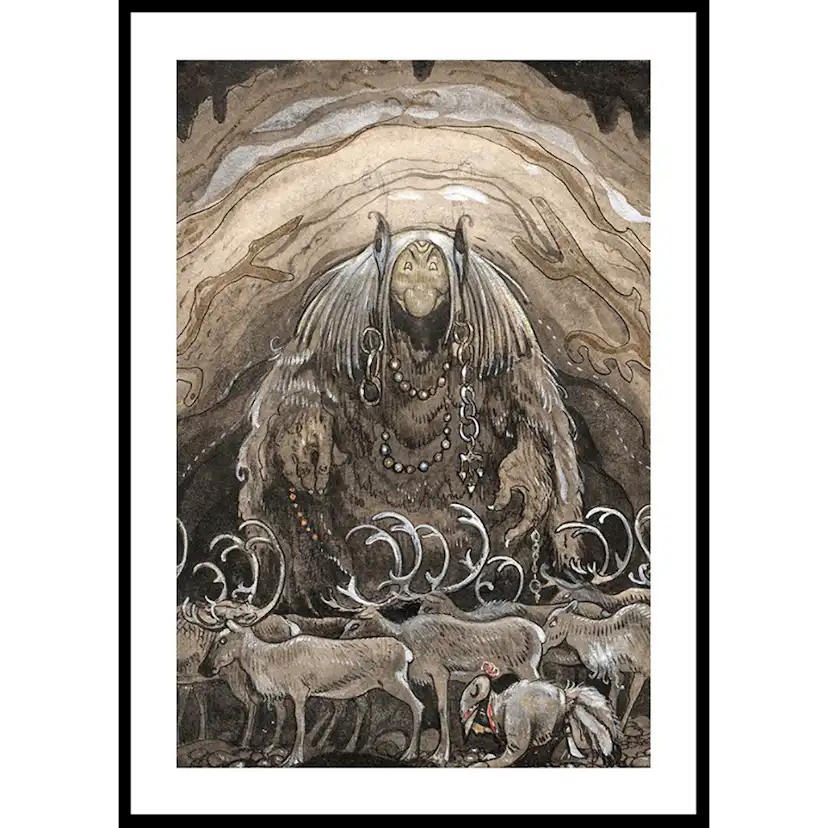 Poster Gallerix Nilas Offer Julbocken II By John Bauer