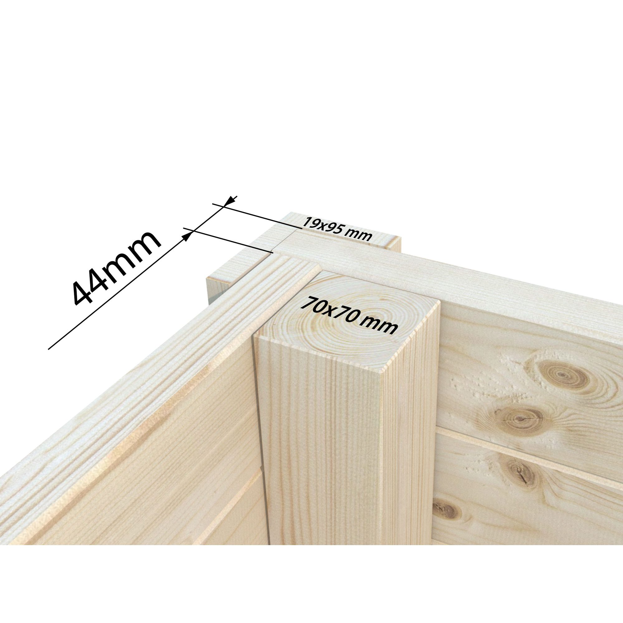 Stuga Palmako Andrea 20,0 m2 (inv. 11,2 m2)