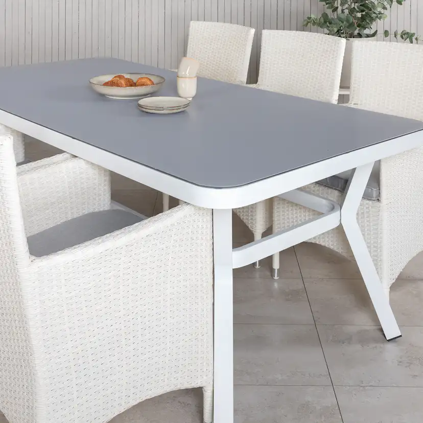 Matgrupp Venture Home Virya med 6 Malin Karmstolar